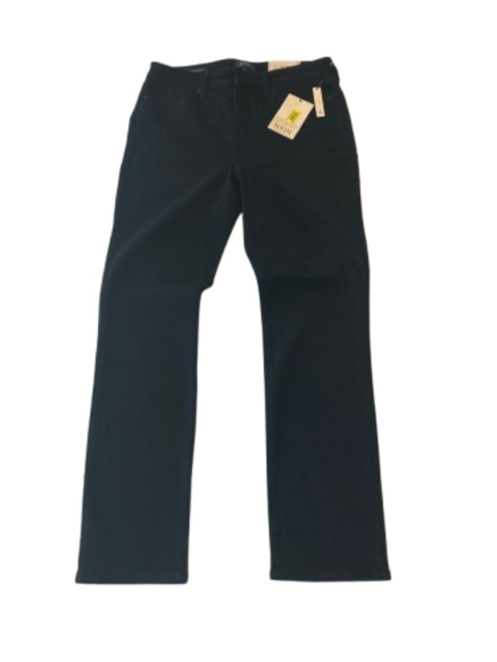 NYDJ Sheri Slim Jeans Sure Stretch Lift Tuck Womens 10 Black NWT
